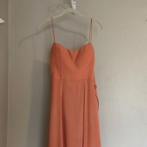 Jenny Yoo Bridesmaids dress in mauve